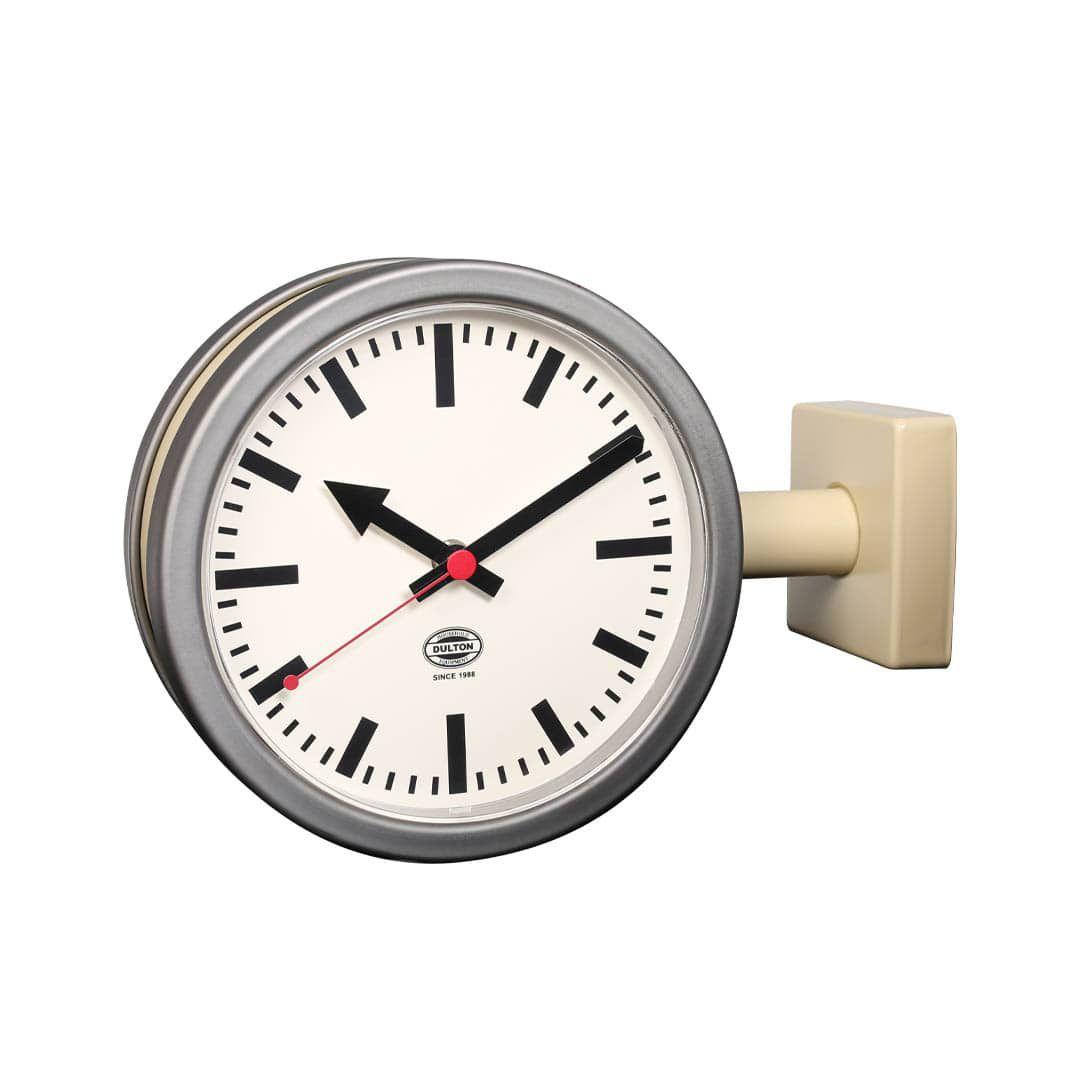 新品 両面時計 ダブルフェイスクロック2 IVORY ダルトン インテリア 小物