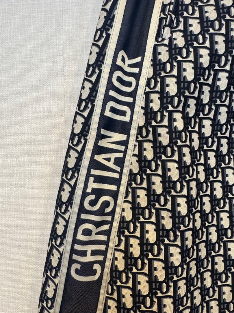 Christian Dior オブリーク　スカート　ネイビー　サイズ34