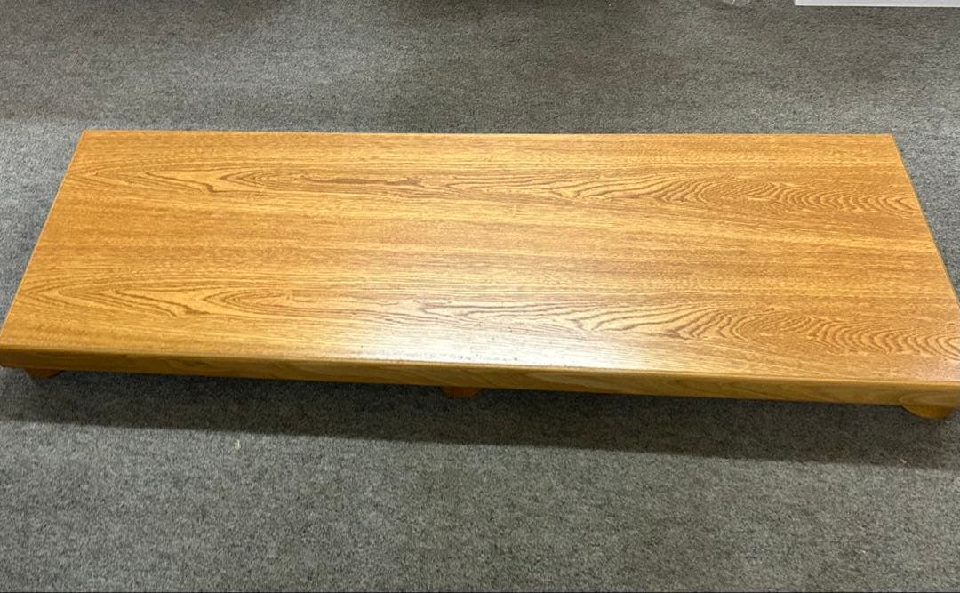 新品 玄関台 踏み台 幅120㎝ 天然木 1200mm巾 玄関踏台 高さ2段階