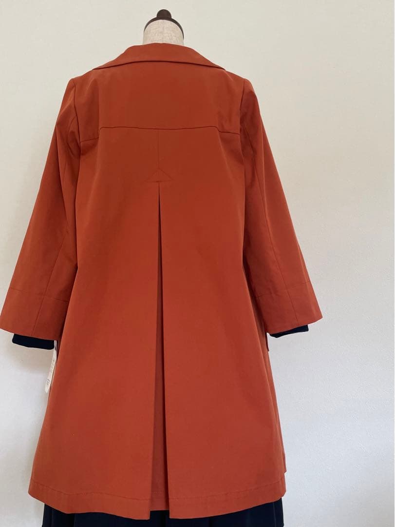 新品未使用¥29.480【クレスピ】丸襟のコットンコート　英国リバティ