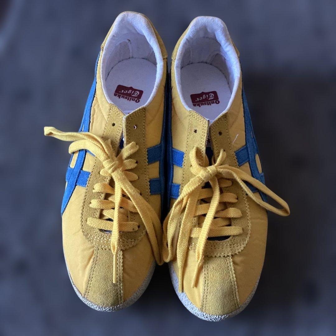 Onitsuka Tiger イエロー ブルー スニーカー