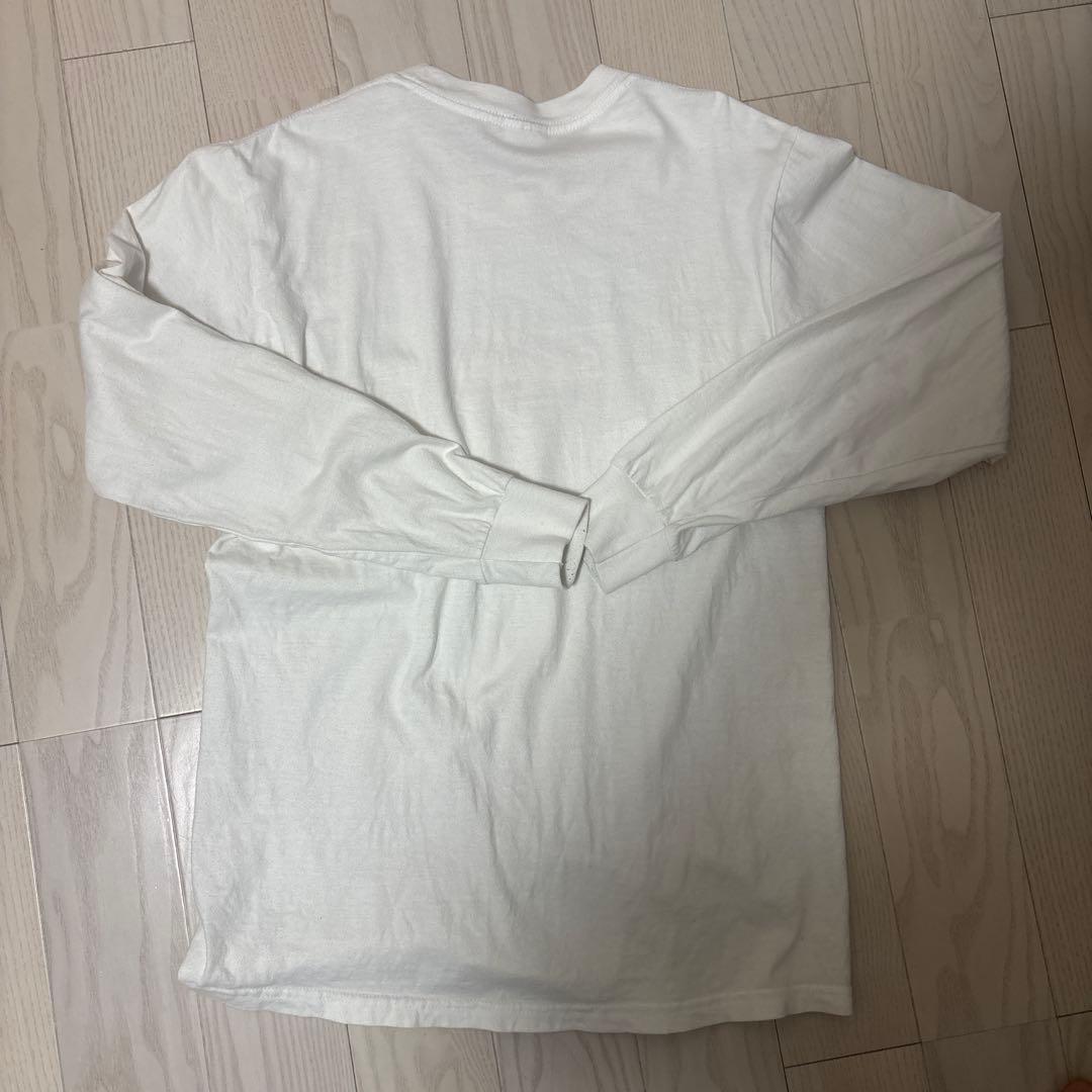 Supreme ホワイト 長袖シャツ Sサイズ