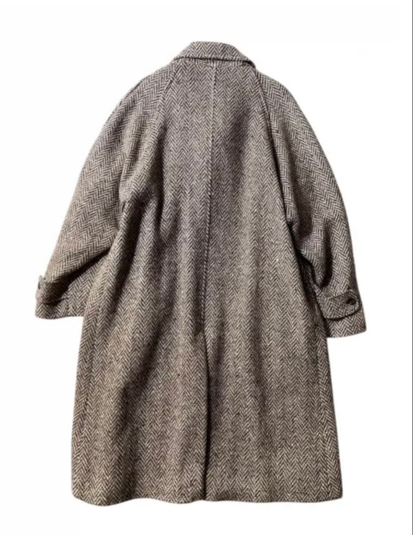 ジャケット・アウター 80s JIMMY HOURIHAN Tweed Long Coat