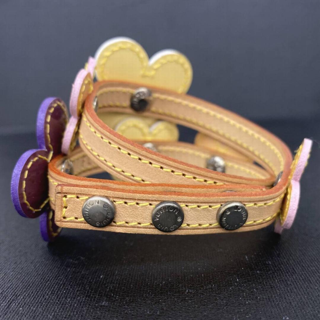 未使用 LOUIS VUITTON M92252 フラワー ブレスレット 正規品