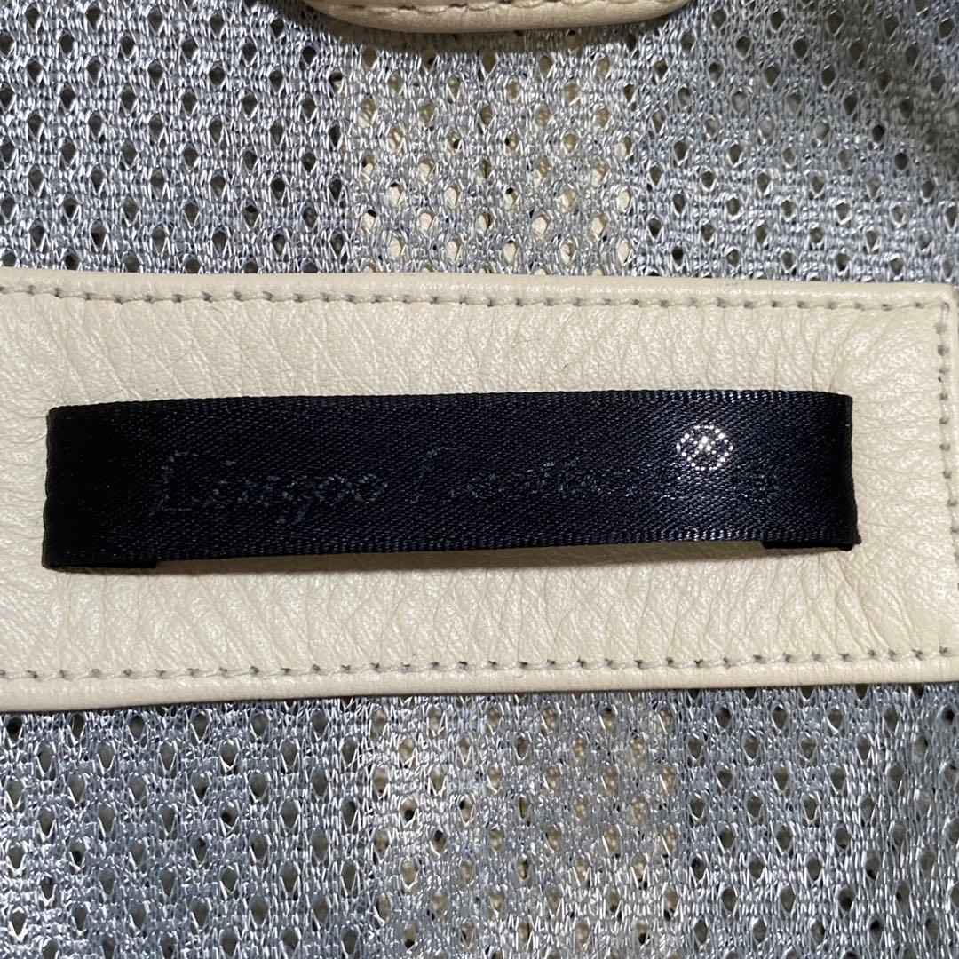 希少⭐︎リューグーレザーズ 牛革 カウレザーパンチングシングルライダースジャケット