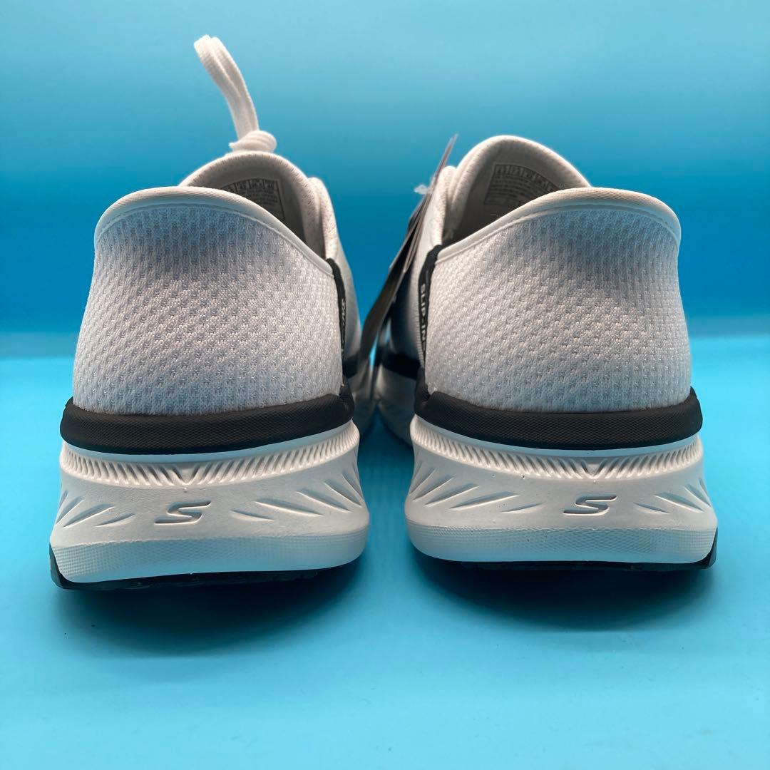 【未使用】スケッチャーズ SKECHERS メンズ スリップインズ26.5cm白