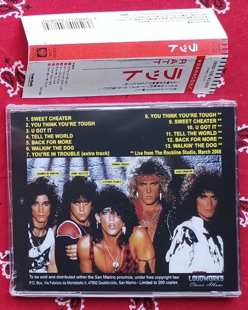m*u様 ラット RATT デビュー盤 40周年記念盤 おまけ付き