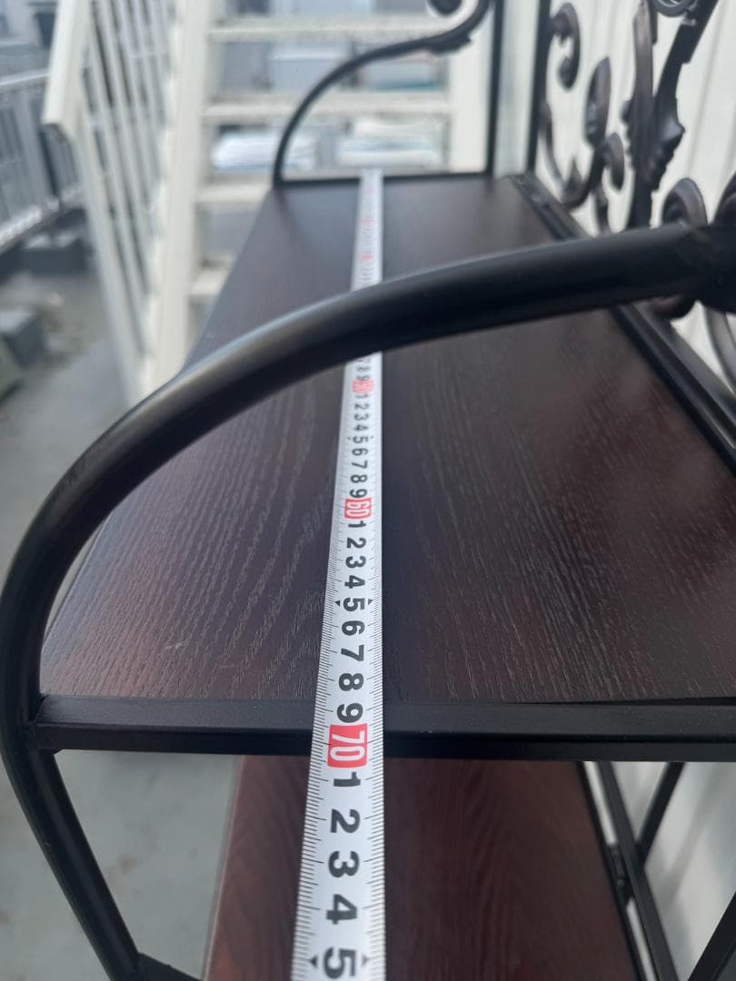 アイアンシェルフ 木製棚付き 193