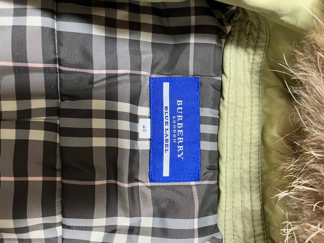 美品⭐︎バーバリー　Burberry ファー付きダッフルコート