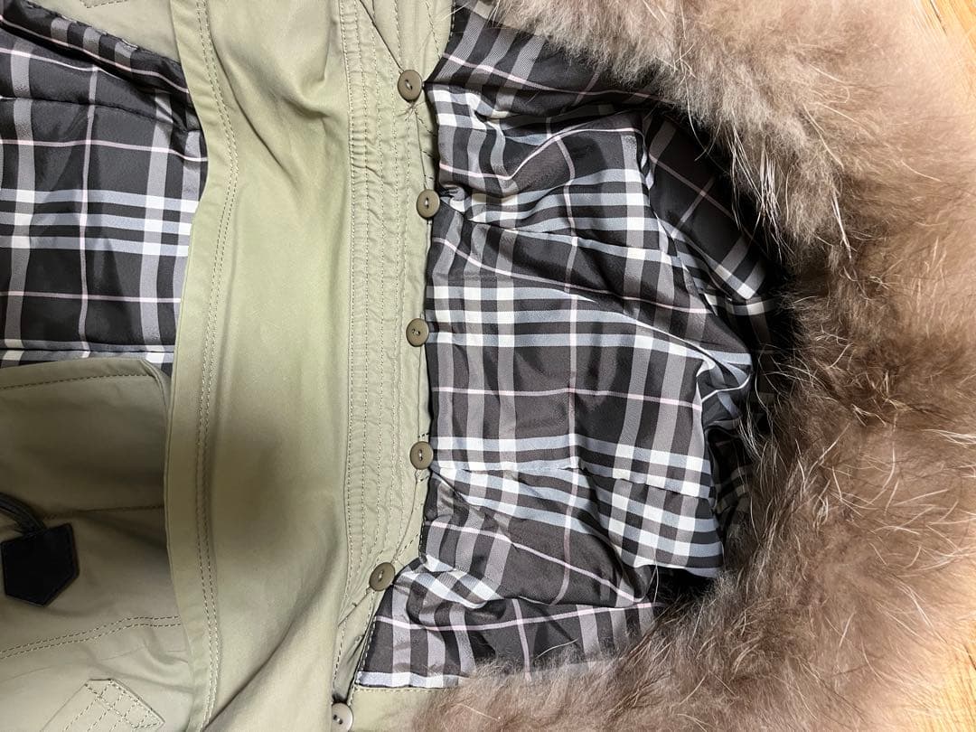 美品⭐︎バーバリー　Burberry ファー付きダッフルコート