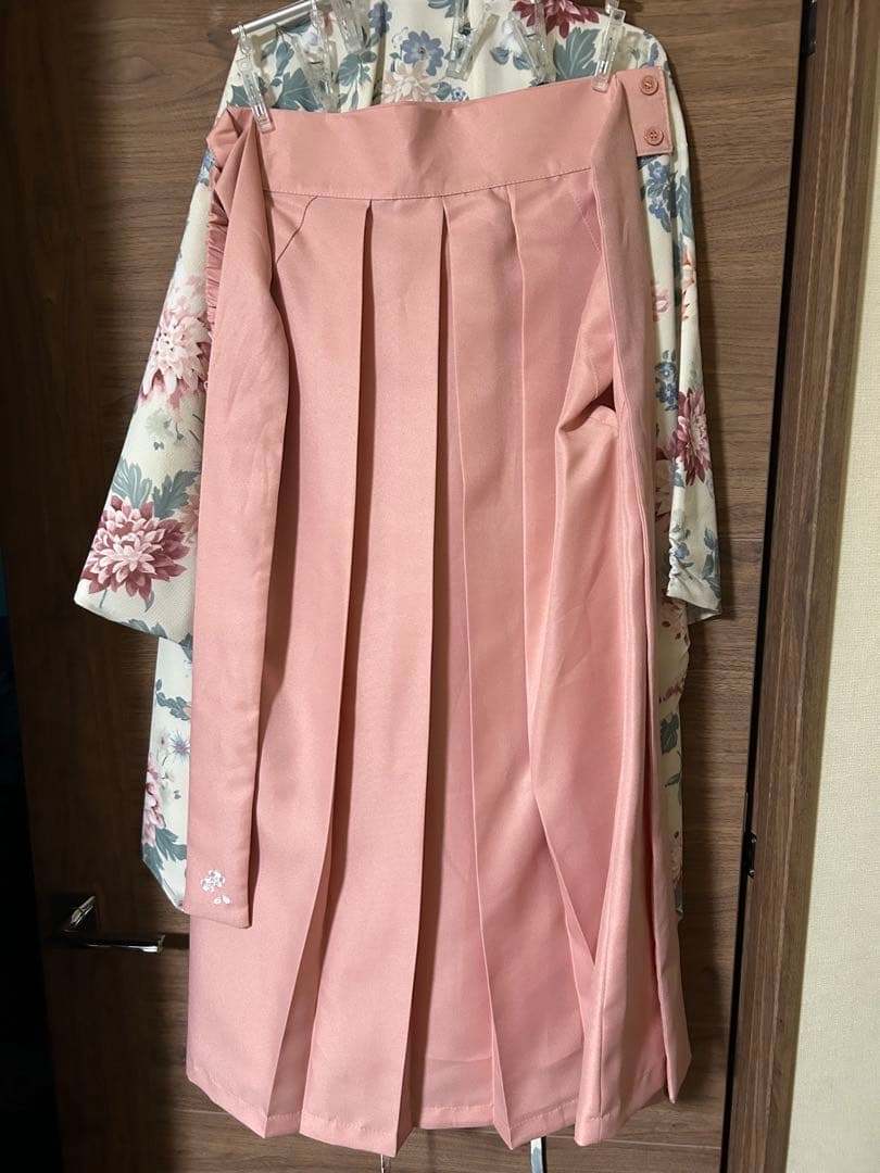【大人気ダリア柄】キャサリンコテージ　簡単着付け袴セット 150 肌襦袢　ブーツ