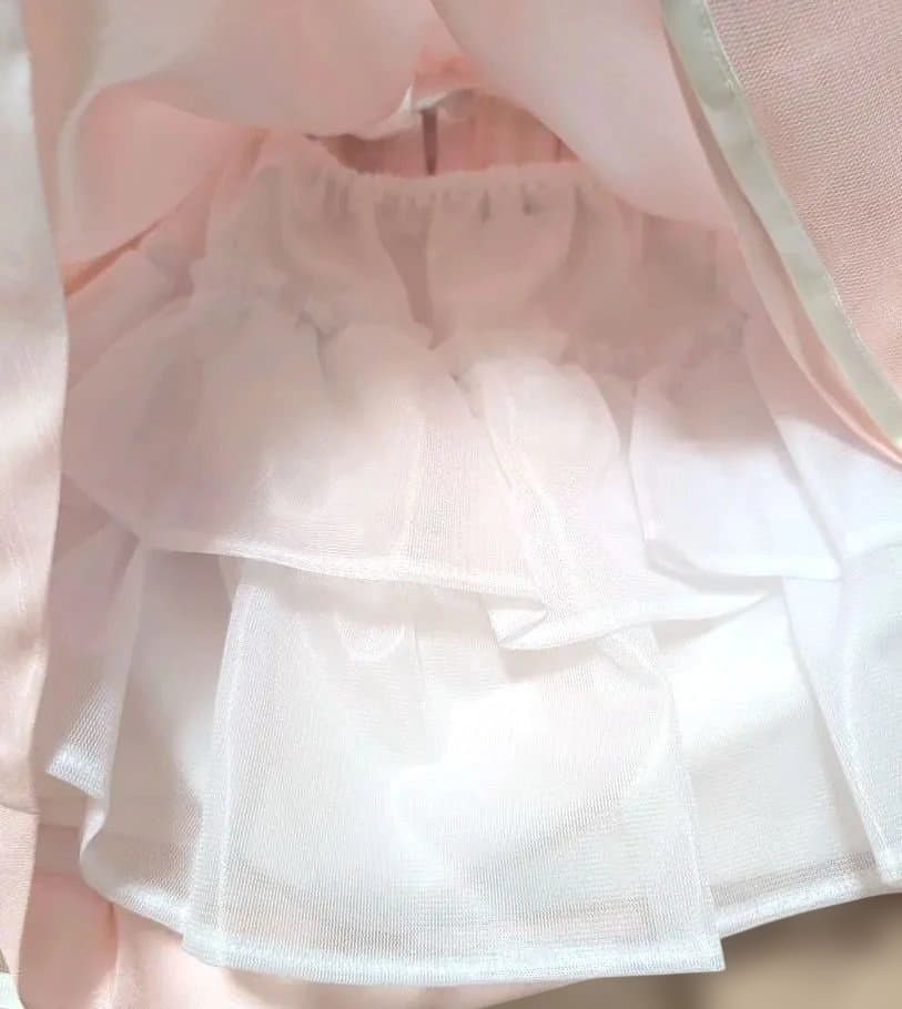 ファミリア　ワンピース　ドレス　 100cm　結婚式　発表会　ピンク　日本製