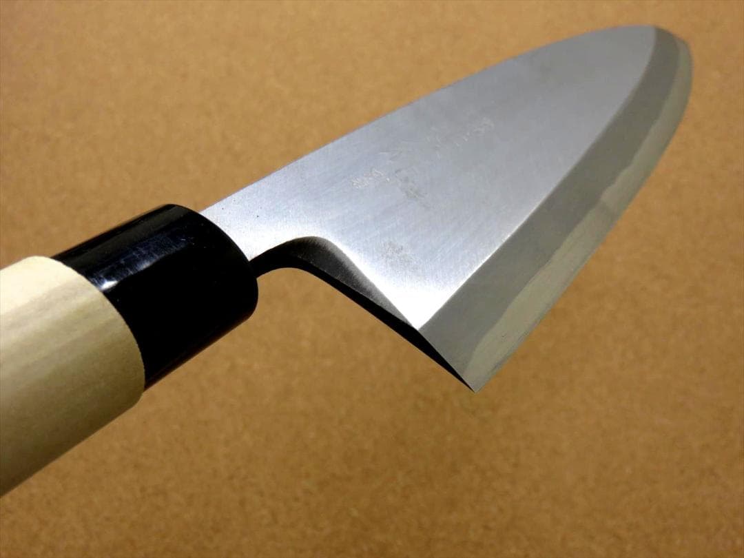 関の刃物 出刃包丁 210mm 正広作別撰 ハガネ 黄紙 職人用 片刃 右利き用