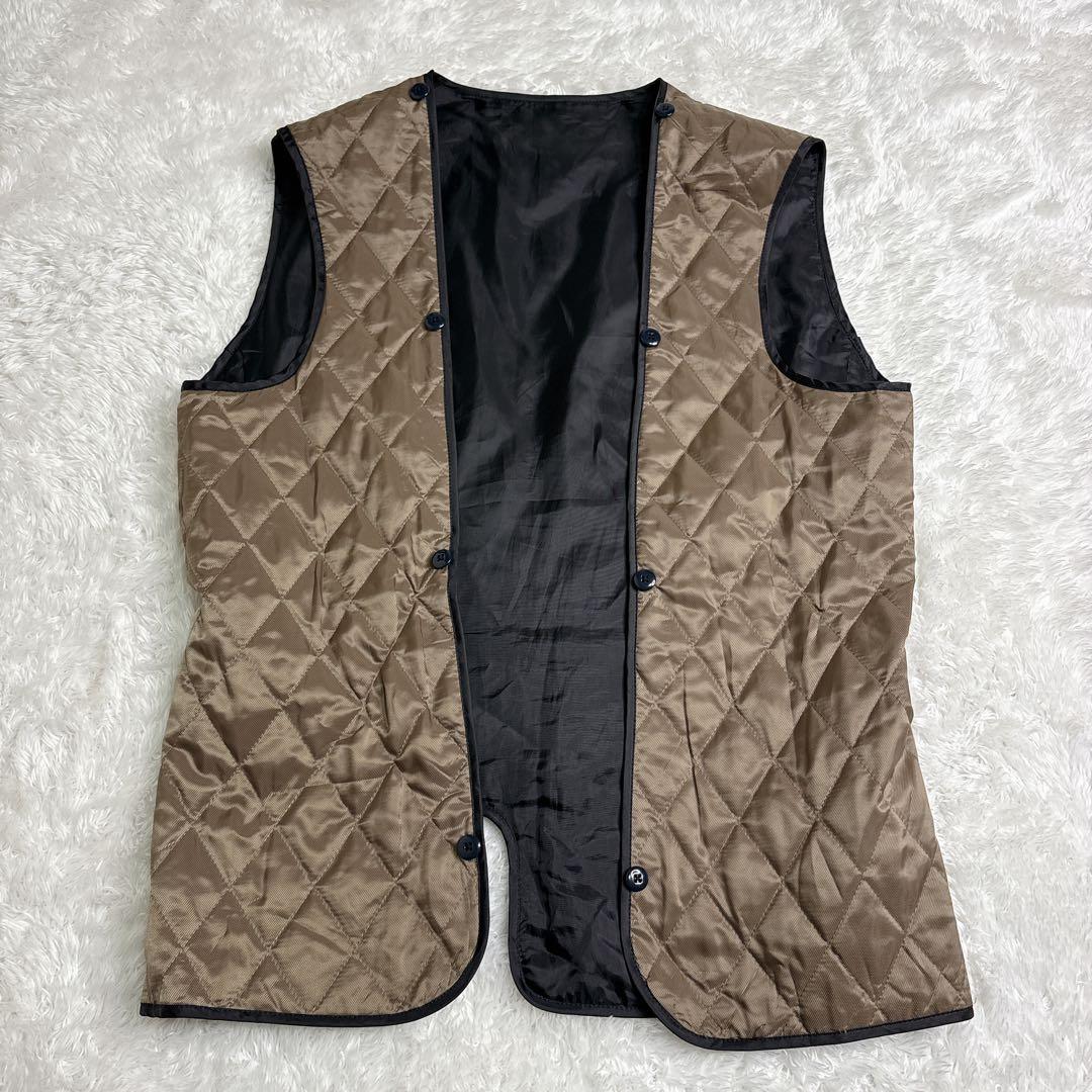 バーニーズニューヨーク ウール ステンカラーコート ネイビー/チェック XL