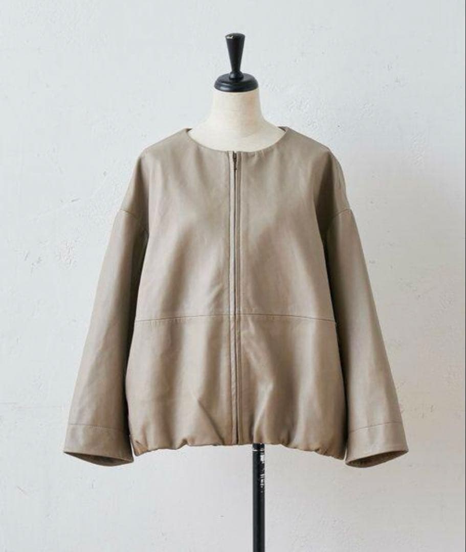 ゆ*き様 【未使用品】 BEARDSLEYビアズリーレザージャケット ラムレザー