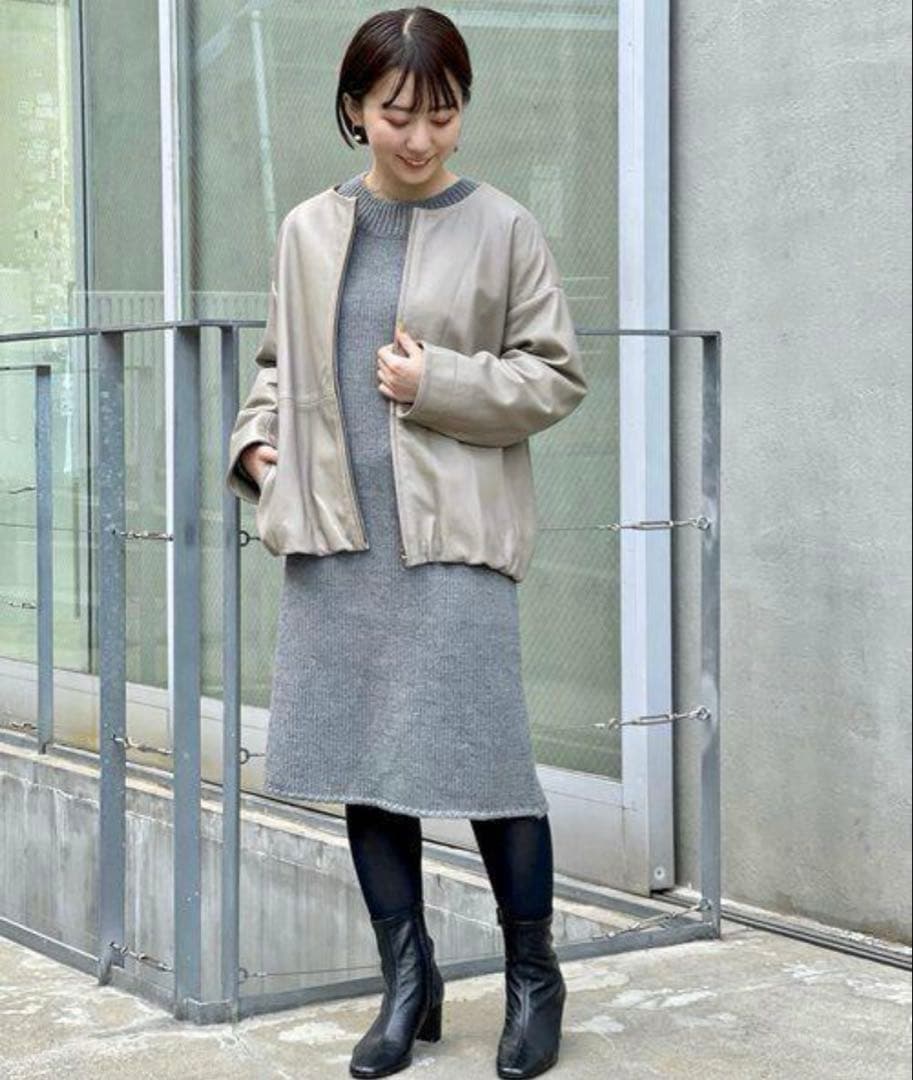 ゆ*き様 【未使用品】 BEARDSLEYビアズリーレザージャケット ラムレザー