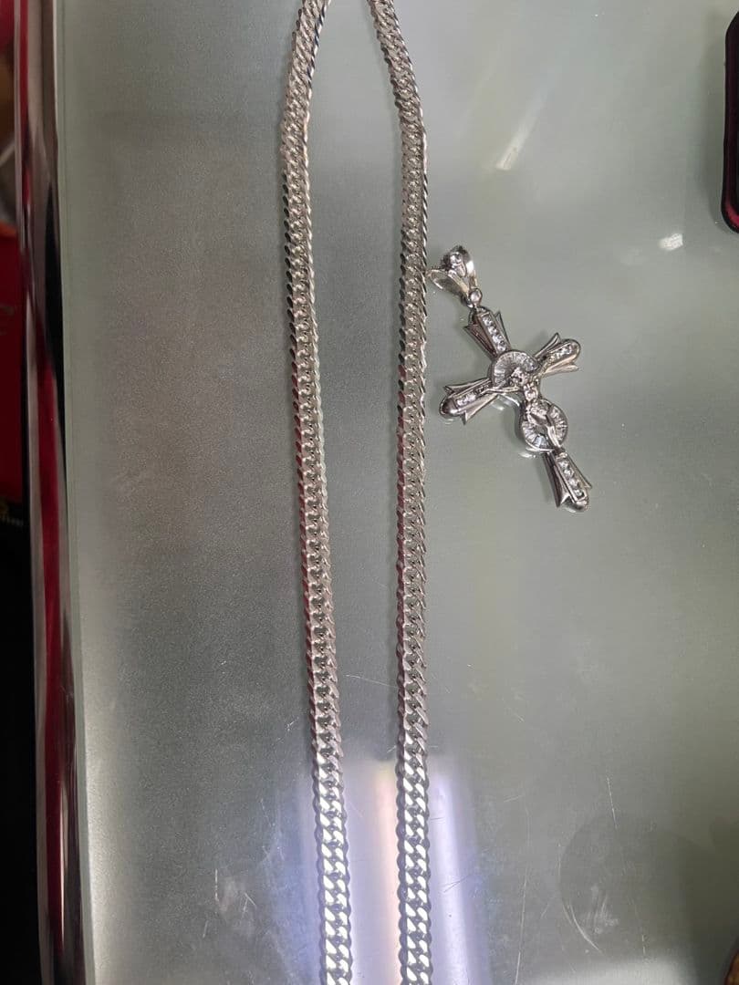 シルバー925喜平チェーンネックレス
