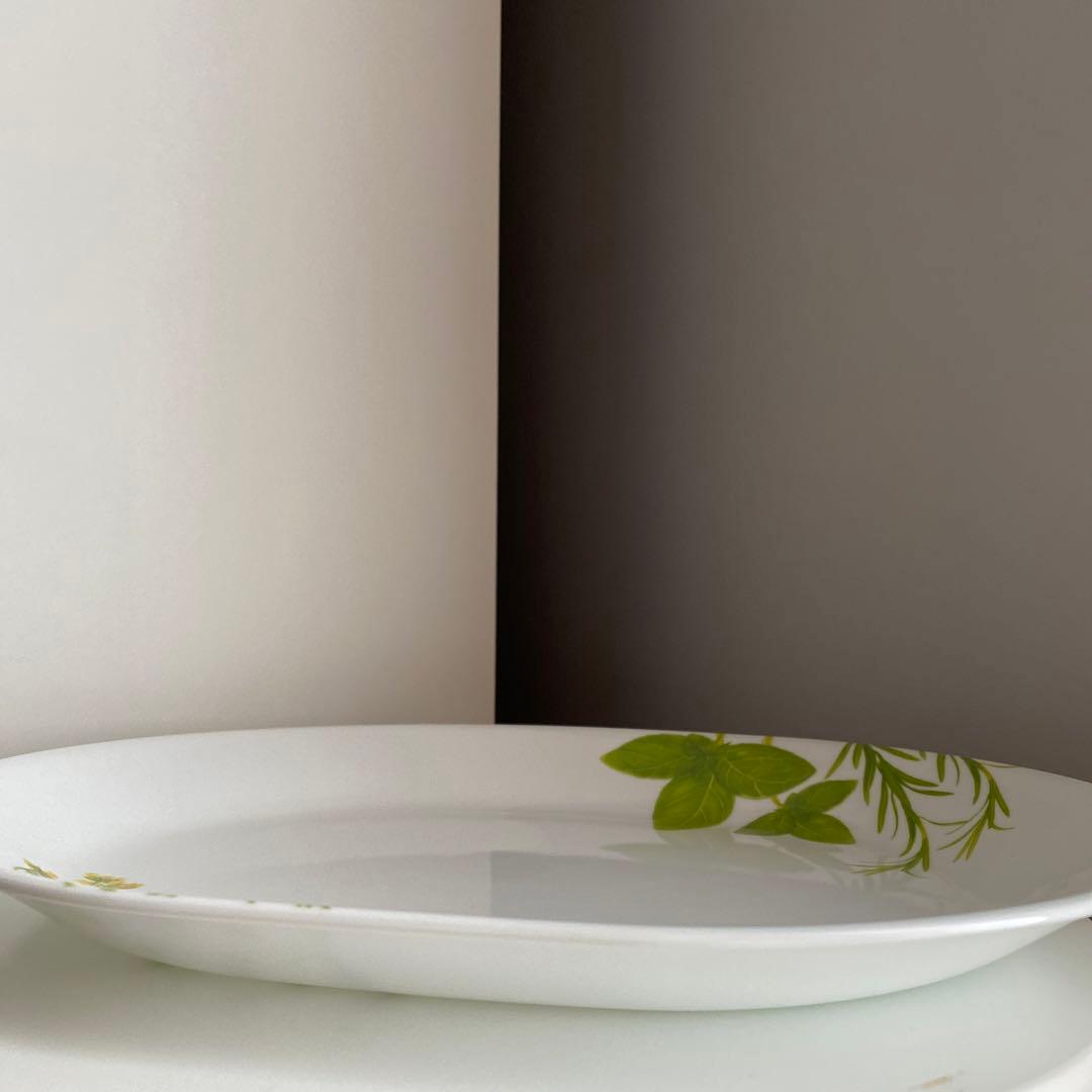 CORELLE コレール ヨーロピアンハーブ 食器 葉 皿 プレート 小皿 取皿