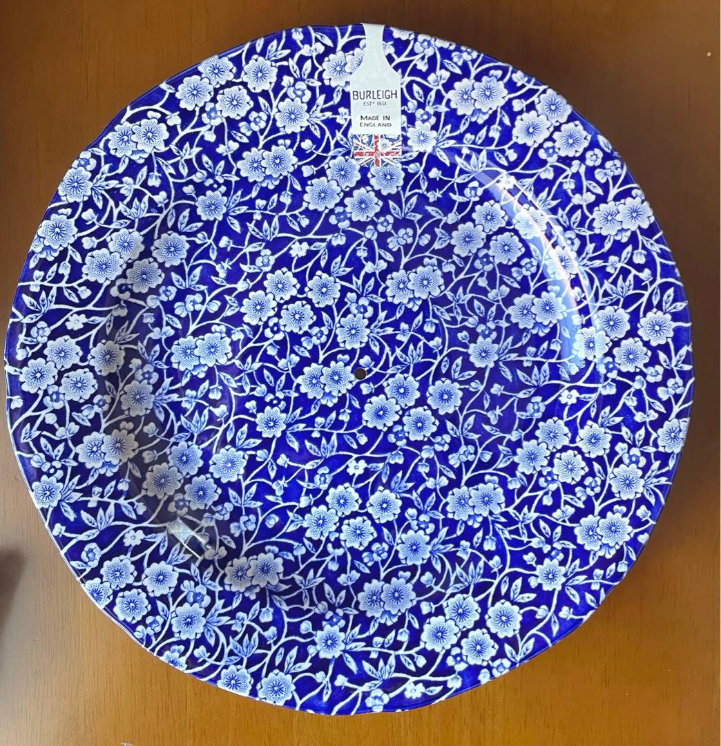 Burleigh ブルーキャリコ ティットビット ＊ ケーキスタンド 2段