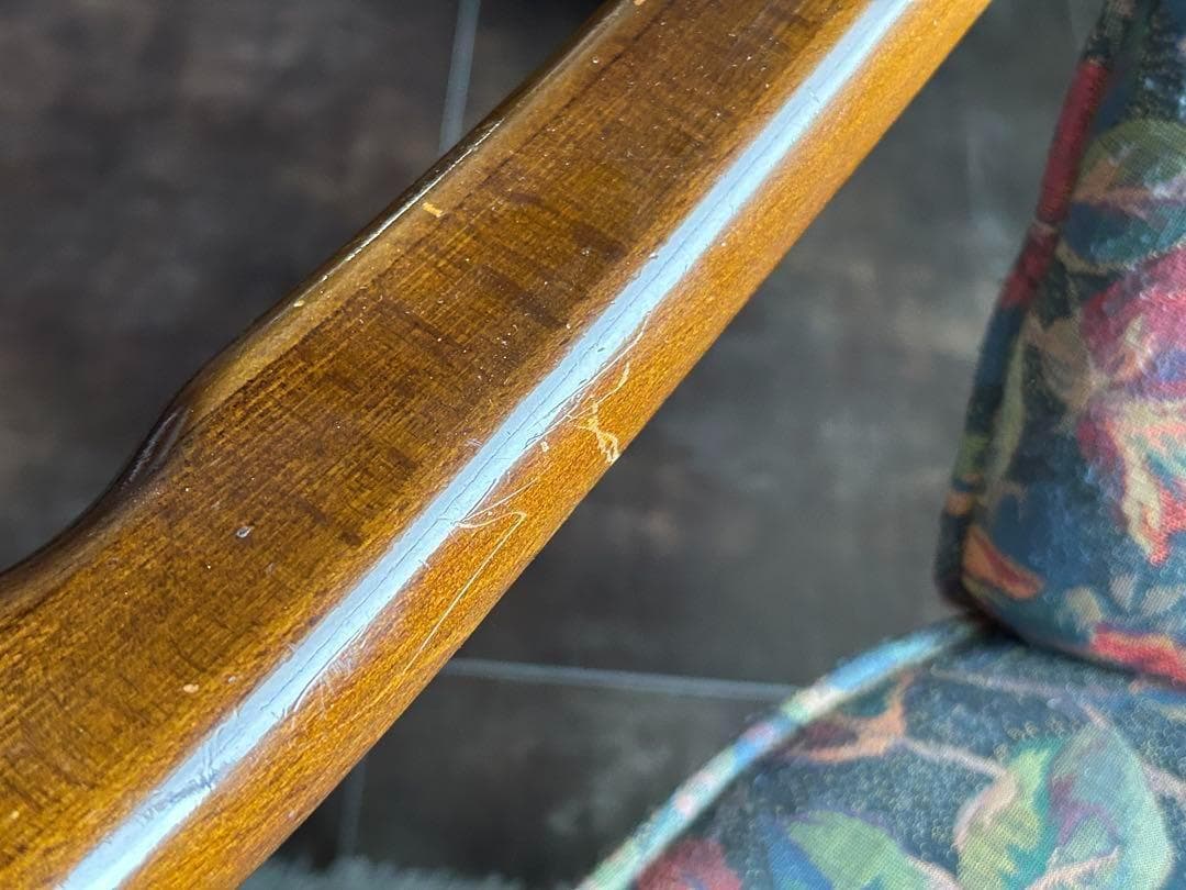 ②カリモク karimoku アームチェア　ヴィンテージチェア　2脚セット　GZ