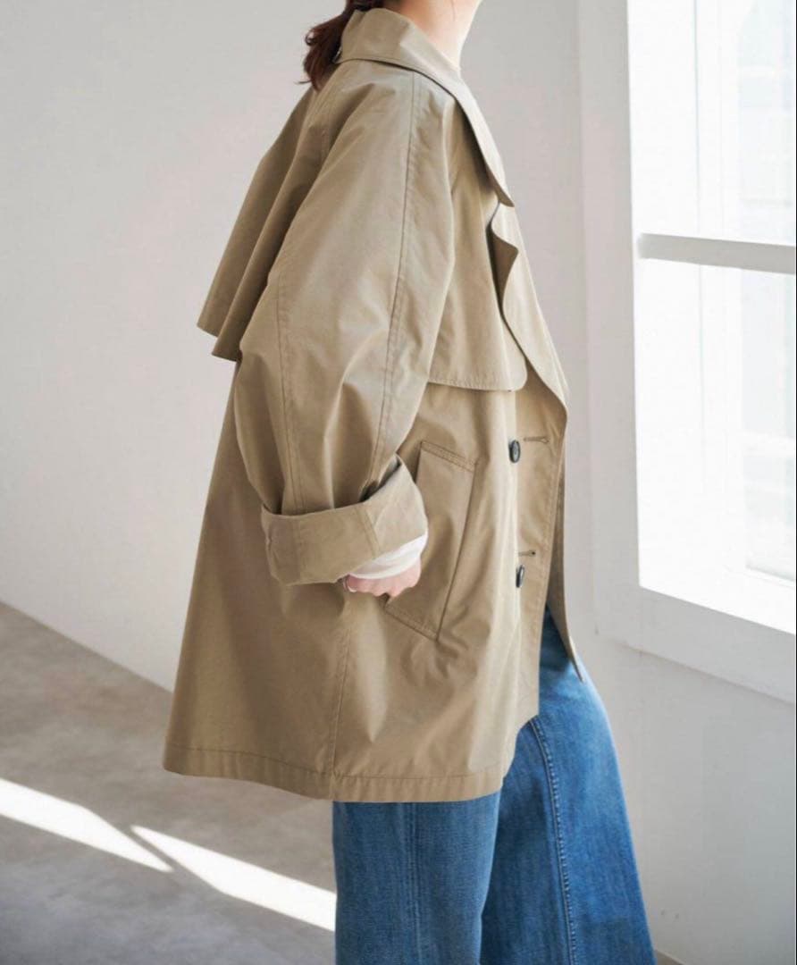 Spick and Span C/Pミドル丈トレンチコート　ベージュ36