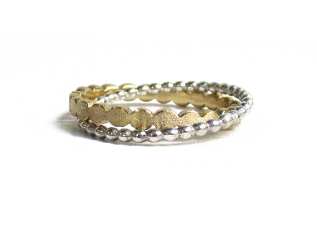 アクセサリー perche?/ crossing ring K18,Silver