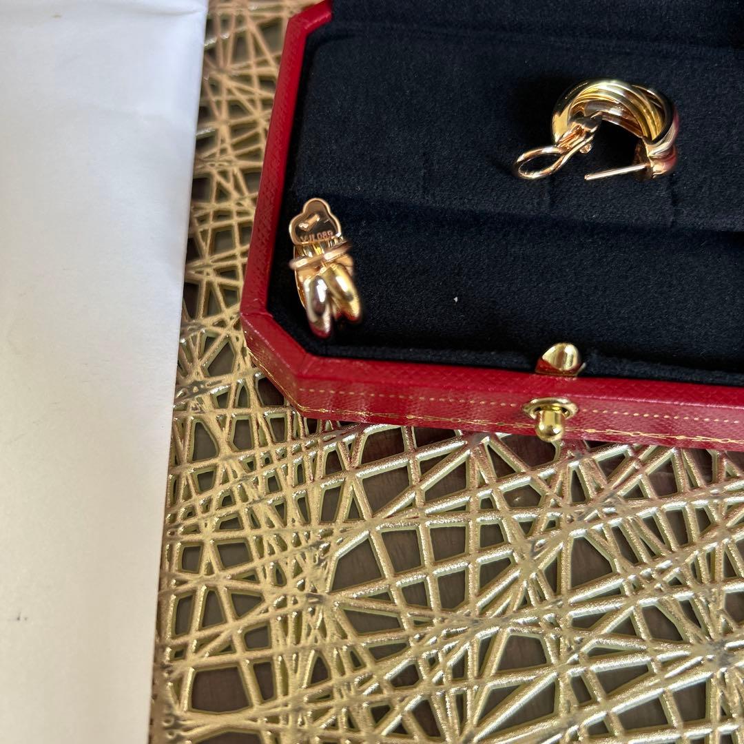Cartier 18Kゴールド プラチナ950 ピアス