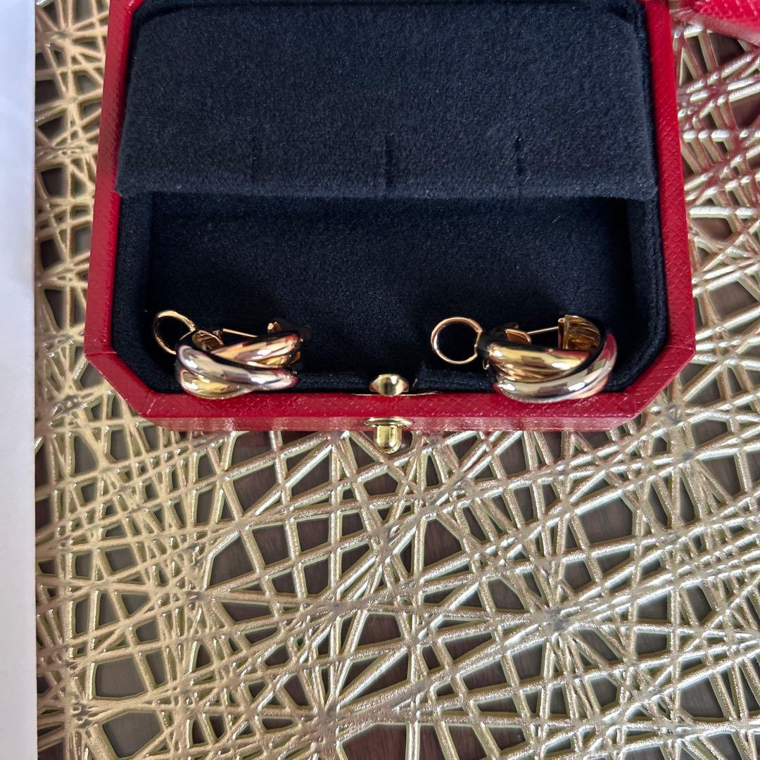 Cartier 18Kゴールド プラチナ950 ピアス