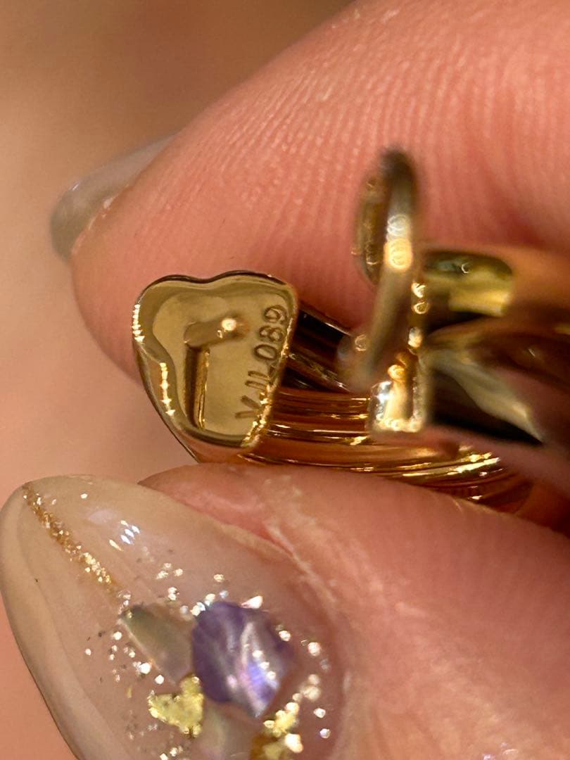Cartier 18Kゴールド プラチナ950 ピアス