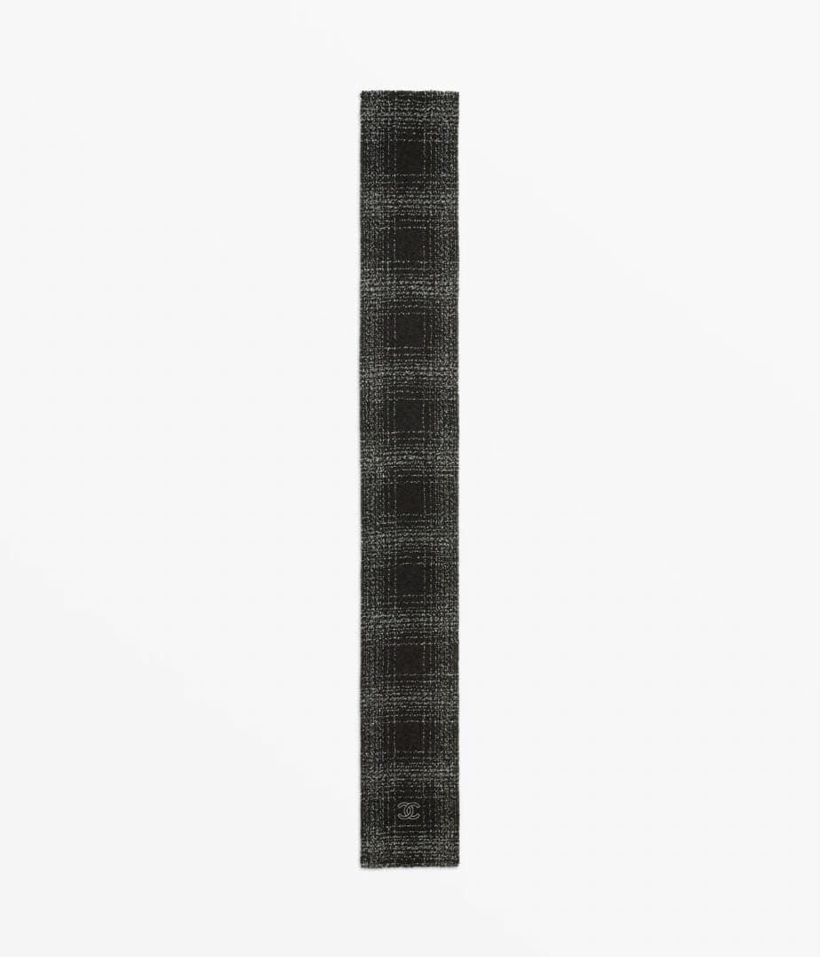 CHANEL 2025aw マフラー ストール カシミヤ ツイード ココマーク