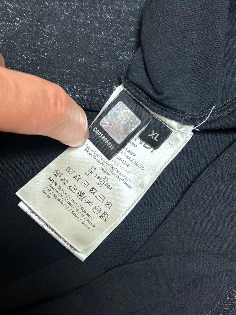 FENDI JOKARL 長袖メンズシャツ　ロンT ブラック　XL