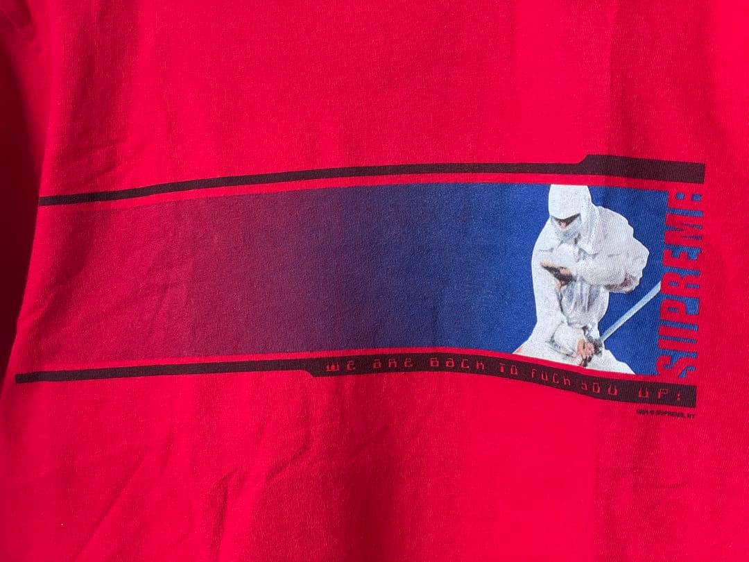 supreme We’re Back 忍者 赤 マイヘア 椎木知仁着用モデル