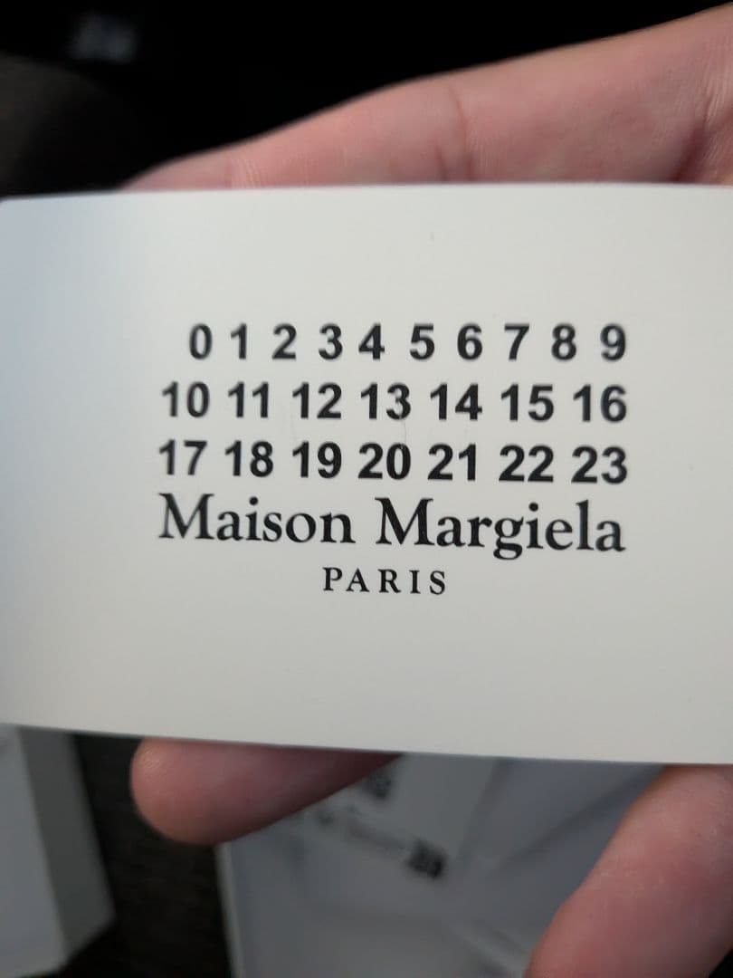 《しの》Maison Margiela ブラック 2つ折り　マネークリップ
