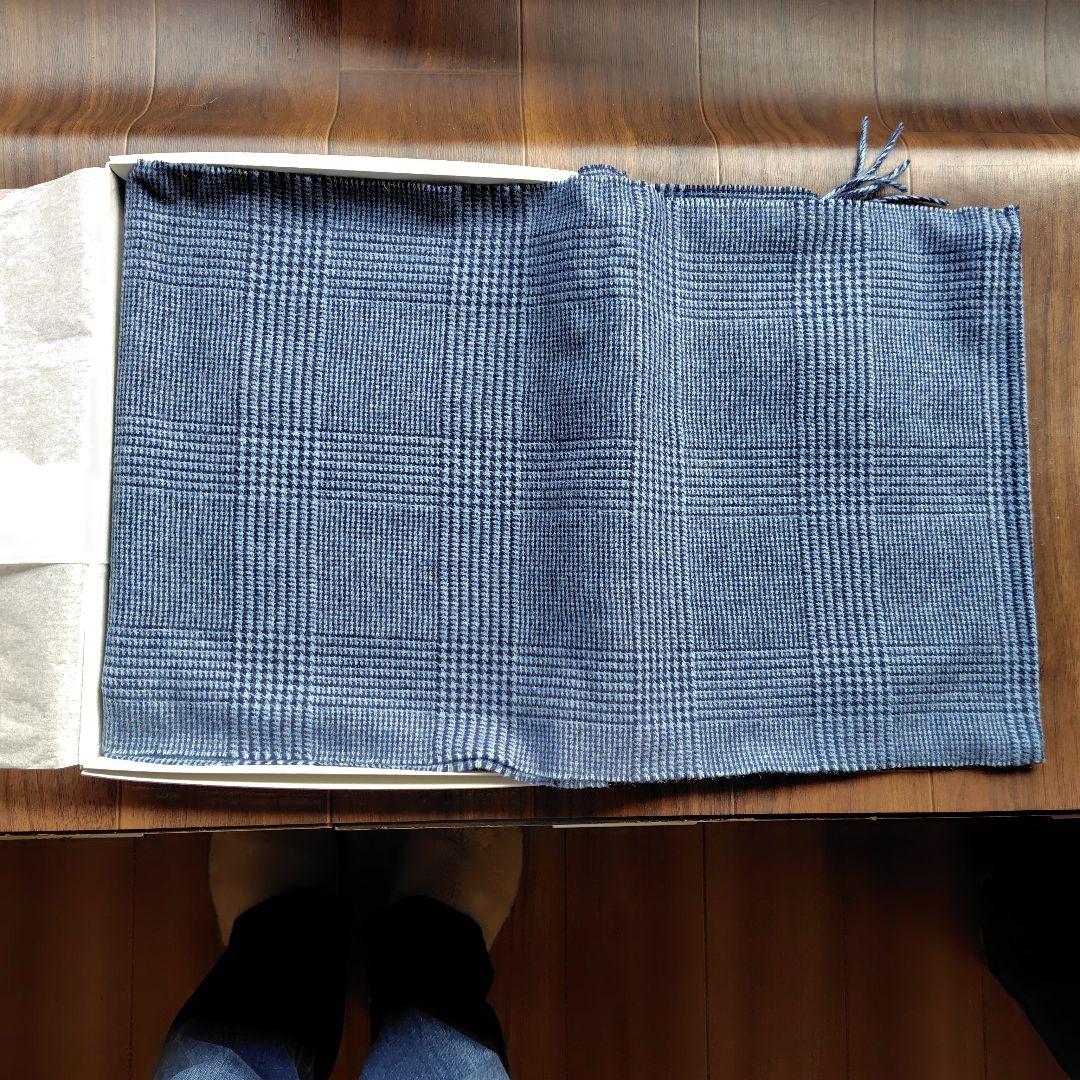FAIRFAX 100% Cashmere チェック柄マフラー