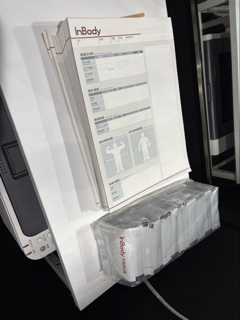 ま*マ様 In Body470 プリンター　専用用紙　プリンター台