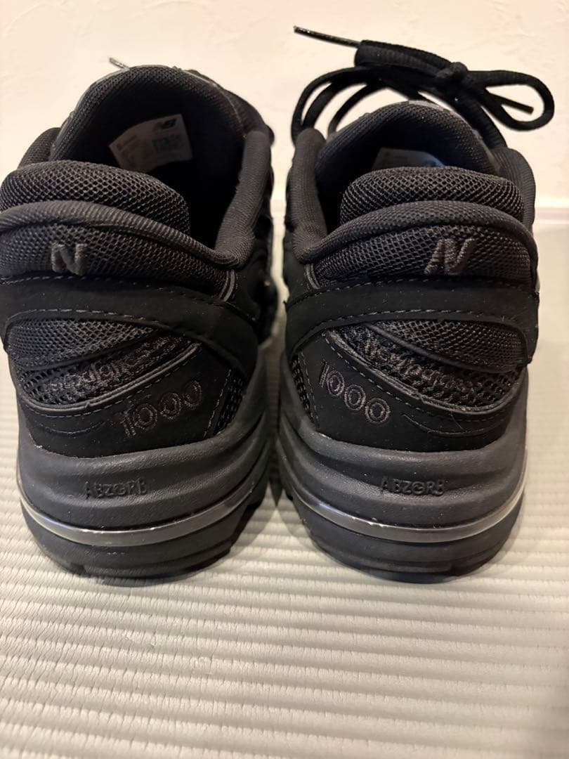 New Balance 1000ブラック スニーカー25センチ