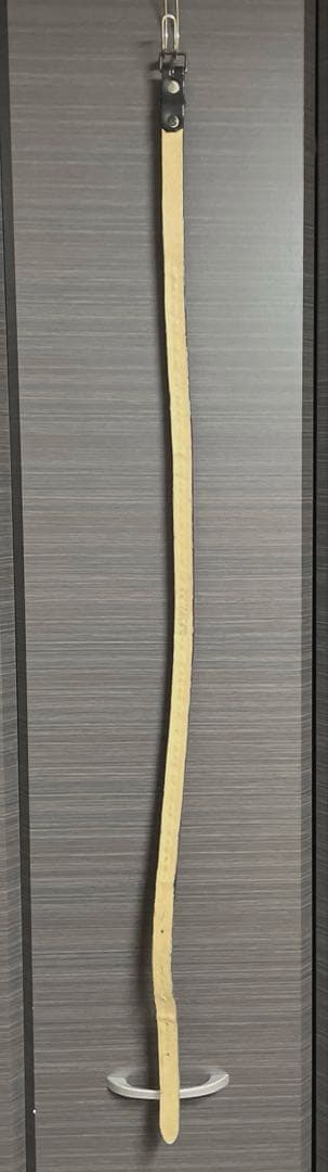 WENDY'S スタッズブラックレザーベルト
