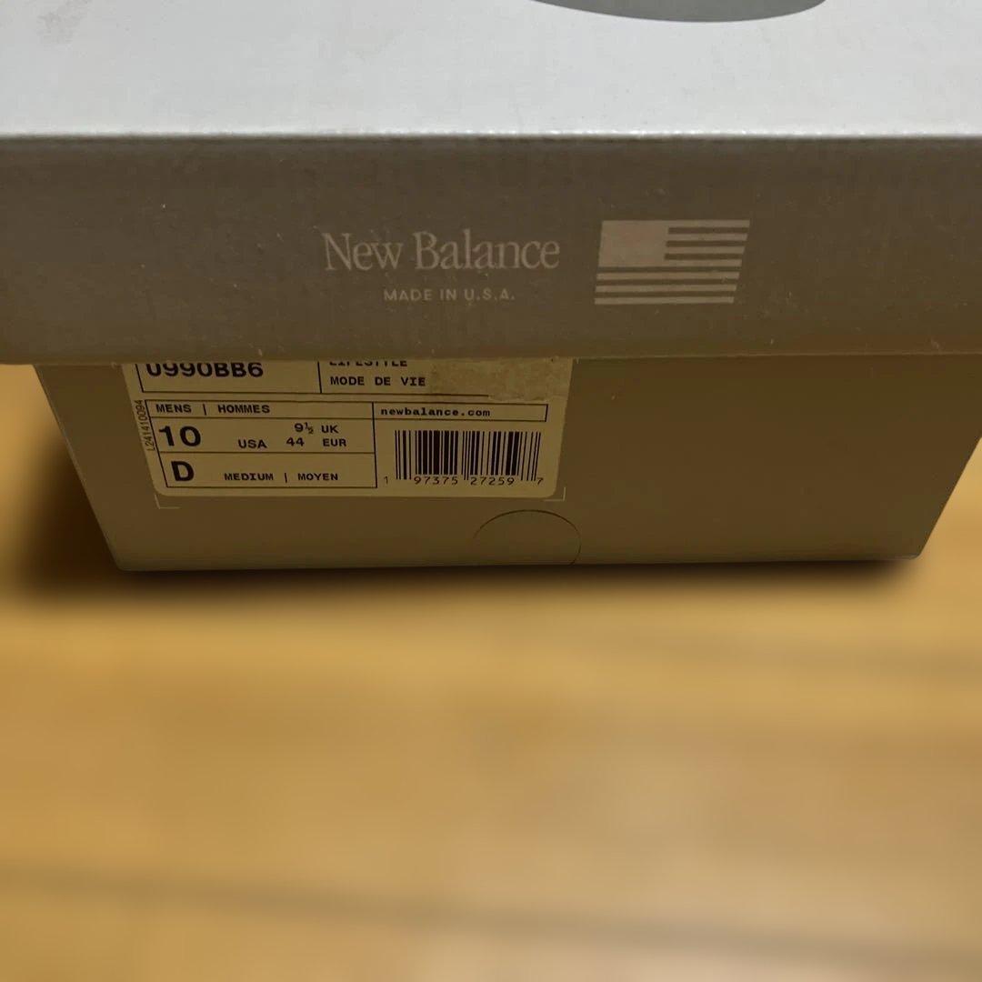 New Balance 990v6 ブラック