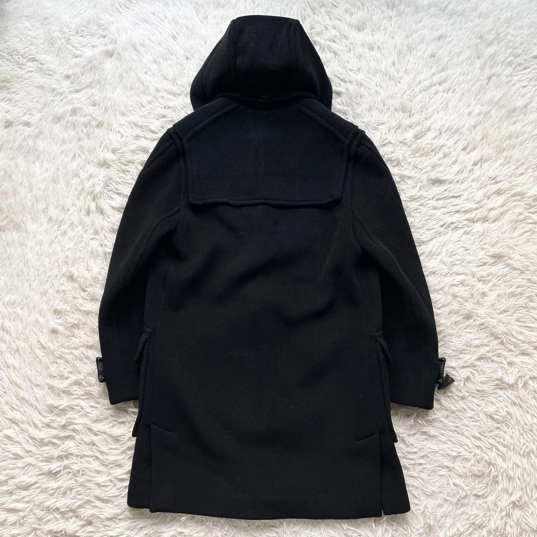 【英国王室御用達】80s-90s グレンフェル ダッフルコート 黒 ヘリンボーン