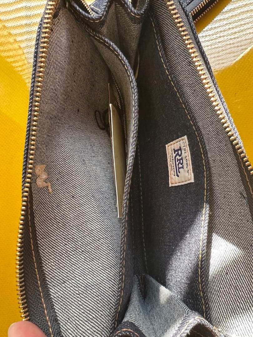 【新品タグ付き】RRL インディゴ デニム トラベル ウォレット