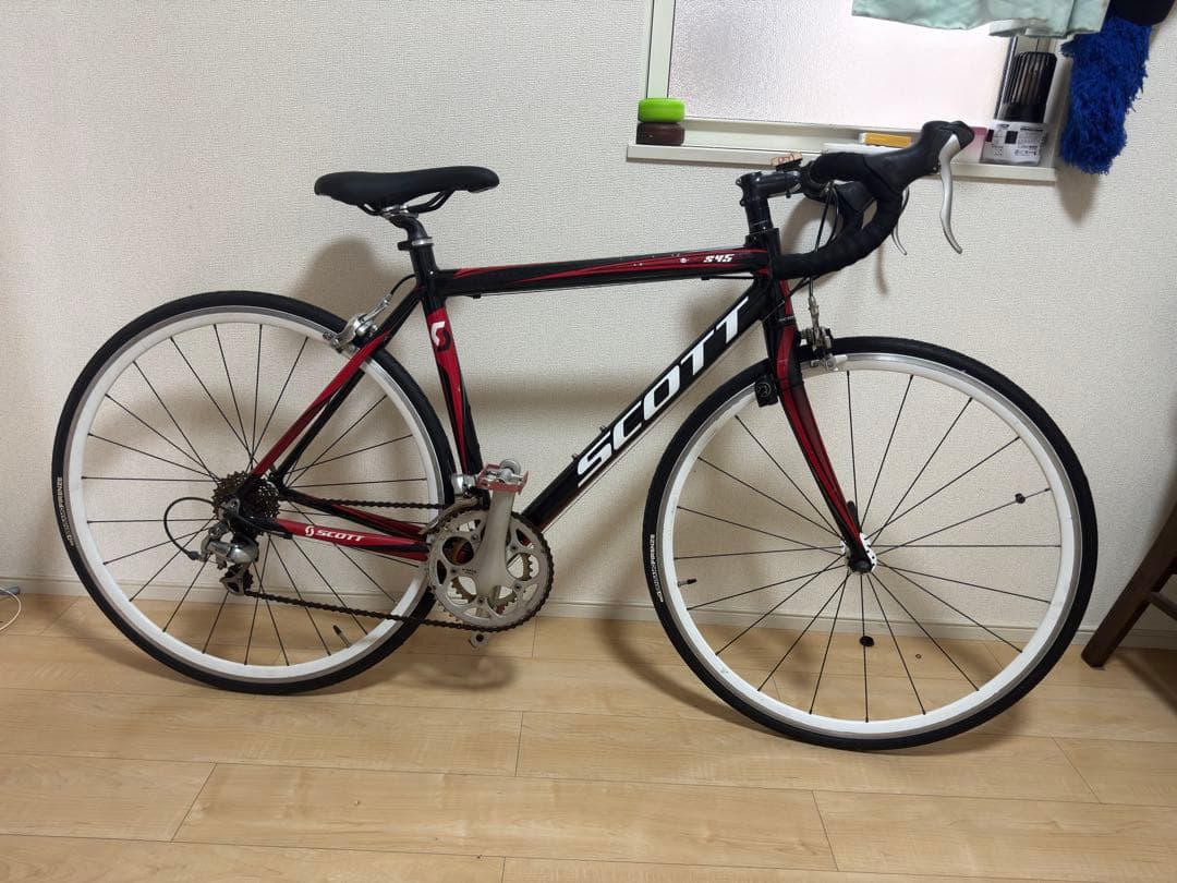 SCOTT S45 ロードバイク ブラック/レッド