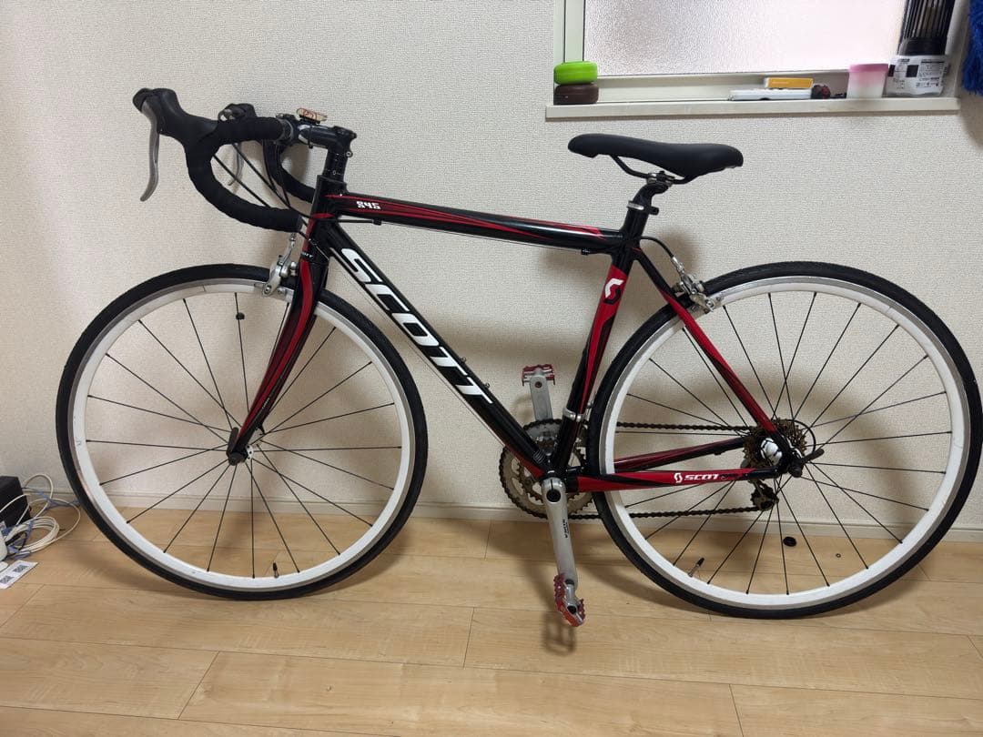 SCOTT S45 ロードバイク ブラック/レッド