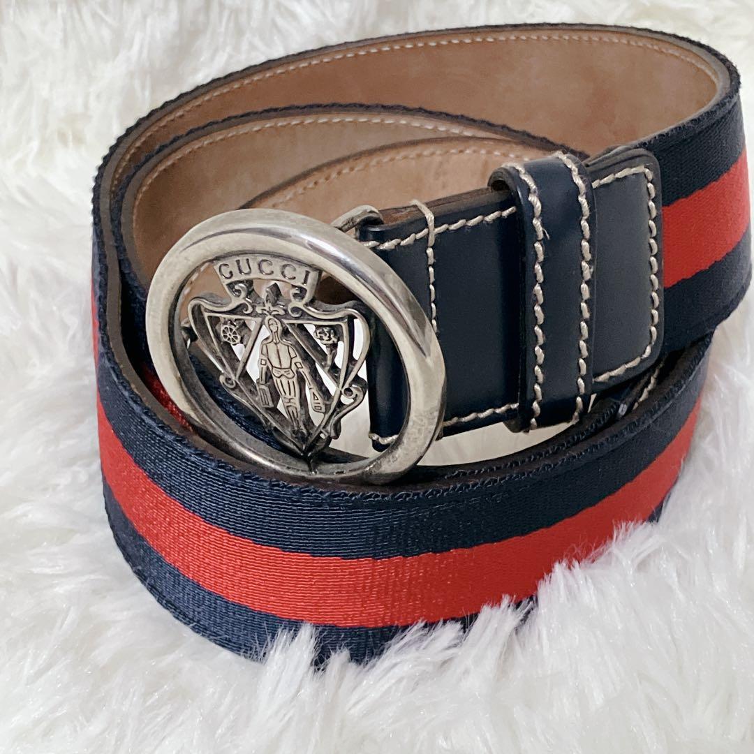 ✨希少✨ＧＵＣＣＩグッチ ベルト レザー シェリーライン クレスト