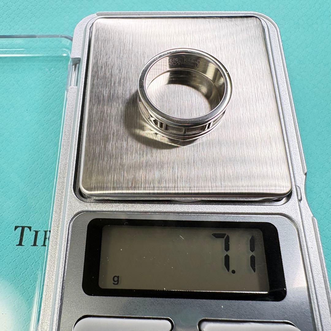 【美品】約18号 ティファニー Tiffany アトラス　リングSV925