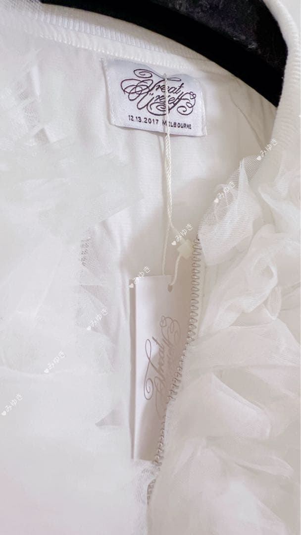 新品Ballerina\" volume tulle jacket ホワイト