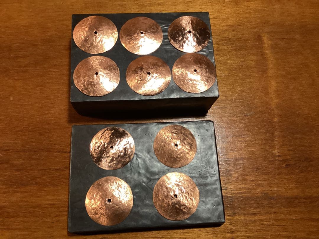 パンデイロ プラチネラ　ブロンズ製　ジングル　中板