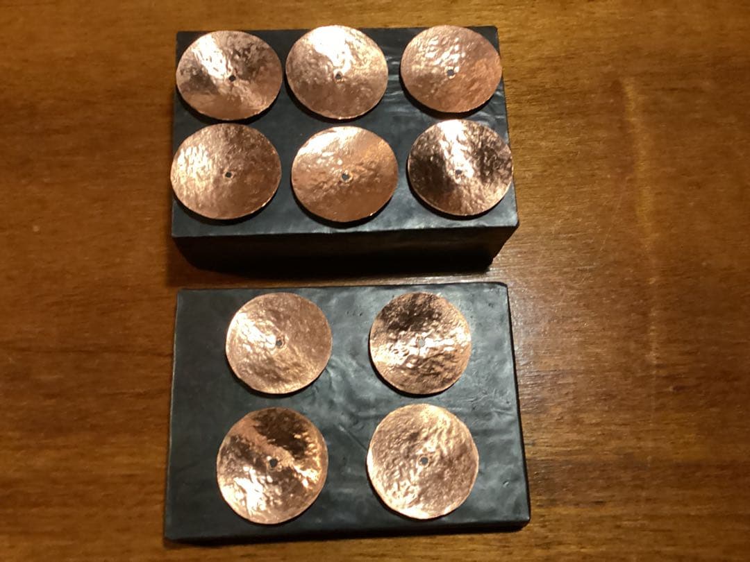 パンデイロ プラチネラ　ブロンズ製　ジングル　中板