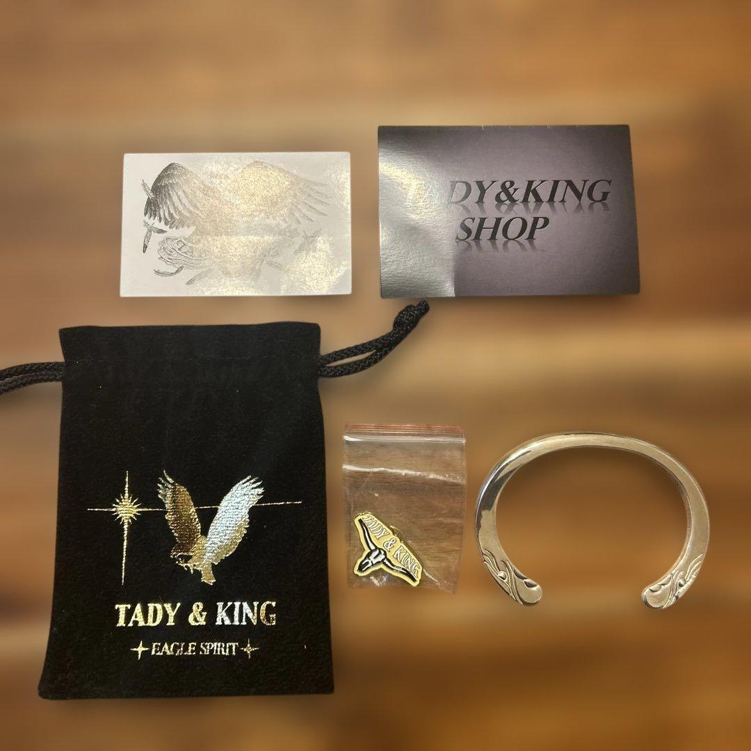 美品　TADY&KING イーグルフェイスバングル　L L ダディーアンドキング