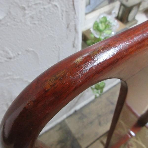 イギリス アンティーク 家具 クイーンアンチェア 猫脚 椅子 英国 4635d