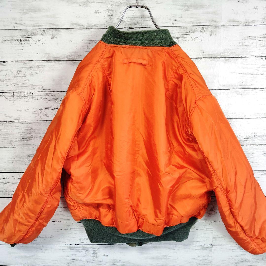 【USA製】アルファインダストリーズ　ma-1フライトジャケット　ideal L